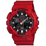 Casio Muški sat G-Shock GA-100B-4A, Crveni | Eponuda.com