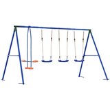  Set vanjskih ljuljački Šareni 330 x 185 x 185 cm Čelik i PE | shoptok.hr