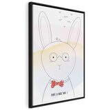  Slika - Greetings from Rabbit (1 Part) Vertical 60x90 U crnom drvenom okviru | shoptok.hr