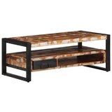  Višebojni stolić za kavu 90x50x36 cm puno drvo obrađeno | Shoptok.si