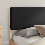  Krevetni okvir s tapiciranim uzglavljem Crna 180 x 200 cm | shoptok.hr