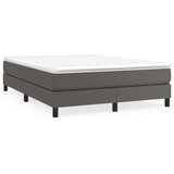  Okvir za krevet s oprugom sivi 140x190 cm od umjetne kože | shoptok.hr