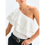Sinsay Body na jedno rame s volanima i udjelom viskoze | shoptok.hr