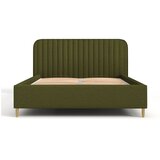 Maison de Rêve Zeleni tapecirani bračni krevet s prostorom za odlaganje s podnicom 160x200 cm Noto – | shoptok.hr