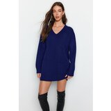 Trendyol Navy Blue Mini Knitwear Soft Texture Dress | shoptok.hr