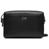 Calvin Klein Ročna torba Ck Daily Camera Bag_Croco K60K612140 Črna