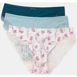 Sinsay Gaćice s čipkom pakiranje 3 komada | shoptok.hr