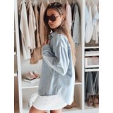 DStreet Kurtka damska jeansowa oversize BLUEDIVA niebieska | shoptok.hr