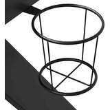  Igraći stol s nogama u oblika slova K crni 90 x 60 x 75 cm | shoptok.hr