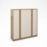 Marckeric Krem/u prirodnoj boji ormar u dekoru hrasta 180x197,5x53 cm Dennis – | shoptok.hr