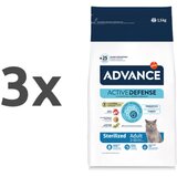 Advance Adult Sterilized - puran 3 x 1,5 kg Cene