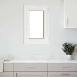 vidaXL Kletno okno "RISOR" 50x75 cm vrtljivo-nagibno DIN desno belo | Shoptok.si