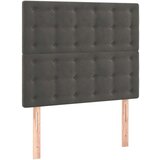  Uzglavlje tamnosivo 80x5x118/128 cm baršunasto | shoptok.hr