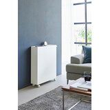 YAMAZAKI Regal na kolesih Tower bela barva | Shoptok.si