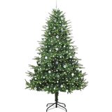 vidaXL Umjetno božićno drvce s rasvjetom i setom kuglica Zelena 240 cm | shoptok.hr