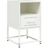 Maison Chic Nočna omarica - Nočna miza bela 36x39x60,5 cm jeklo, (21687436) Cene