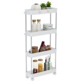 Kondela Mobilni regal, bela, ALIOL TYPE 2 | Shoptok.si