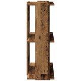 vidaXL Knjižna omara 3-nadstropna starinski les 60x30x80 cm inž. les | Shoptok.si