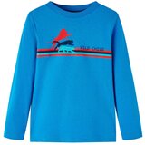  Dječja majica dugih rukava kobaltnoplava 128 | shoptok.hr