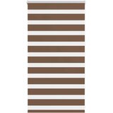 Zebra zavjesa smeđa 80x100 cm širina tkanine 75,9 cm poliester | Shoptok.si