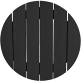 vidaXL Bar Stol Crni 55x55x107 cm HDPE | shoptok.hr