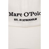 Marc O'Polo Pamučna kapa sa šiltom boja: bijela, s aplikacijom | shoptok.hr