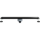 Tuš kanal 2-u-1 sa 360° sifonom Crna 80 cm Nehrđajući čelik 304 | shoptok.hr