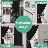 SK STUDIO Zatemnitvena Zavesa za Vrata - 86 x 203 cm | Shoptok.si