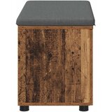  Klupa za hodnik s jastukom s policom Staro drvo 80 x 38 x 46 cm | Eponuda.ba