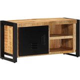 Maison Chic TV omarica - TV stojalo - Televizijska omarica 80x30x40 cm Masivni neobdelan les Mango, (21700966) | Shoptok.si