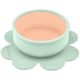 Baboo Silicone Bowl silikonska zdjelica s vakuumskim držačem Peachy Keen, 6m+ 1 kom Cijene