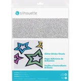 Printable Sticker Sheets - Glitter White