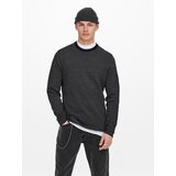 Only Navy blue ribbed sweater & SONS Niguel Cene
