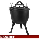 Kaminer emajlirani kotao od lijevanog željeza 8 l s poklopcem Slike