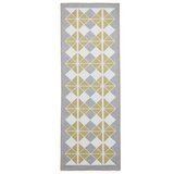 Think Rugs Rumeno-siv pralen tekač 76x230 cm Victoria Yellow – Cene