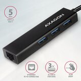 Axagon HMC-GL3A USB-C-Hub 3x USB-A Gbit-LAN schwarz USB 3.2 Gen 1 (3.1 Gen 1) Type-C 5000 Mbit /s Black | shoptok.hr