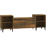 Maison Chic TV omarica - TV stojalo - Televizijska omarica dimljen hrast 160x35x55 cm inženirski les, (21701848) | Shoptok.si
