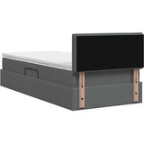  s madracem i skladištem Tamnosiva 90 x 190 cm Baršun | shoptok.hr