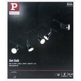 PAULMANN 94446 - SET 5xGU5,3/10W Kompletan sajlni sistem SALT 230V crna | Eponuda.com