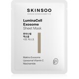 SKINSOO LuminaCell Exosome Sheet Mask revitalizacijska maska iz platna 22 g | Shoptok.si