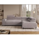 ELTAP Siva kutna garnitura od samta (s desnim kutom/u obliku slova L) Colesio – | shoptok.hr