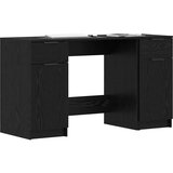 vidaXL Stol s ladicama Crni hrast 133 x 50 x 75 cm Konstruirano drvo | shoptok.hr