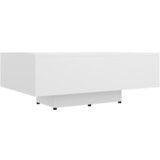 Maison Chic Klubska mizica - kavna mizica - Nizka mizica bela 85x55x31 cm iverna plošča, (21753433) Cene