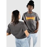 Thrasher Majica Flame Logo T-Shirt Charcoal Gray XL Cene