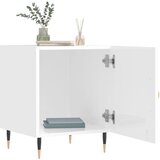  Noćni ormarići 2 kom sjajni bijeli 40x40x50cm konstruirano drvo | shoptok.hr