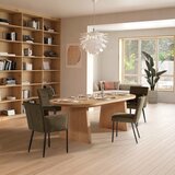 MOME Zelen oblazinjen jedilni stol z nasloni za roke Vesta – | Shoptok.si