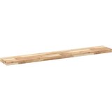  Plutajuće police 4 kom 140x20x4 cm Neobrađeno puno drvo akacije | shoptok.hr
