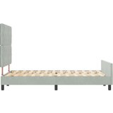  Krevet Sivi 120x200 cm Velvet | shoptok.hr