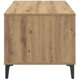 vidaXL Klubska miza artisan hrast 90 x 49 x 45 cm Konstruiran les | Shoptok.si