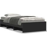  Okvir za krevet crni 75 x 190 cm od konstruiranog drva | shoptok.hr